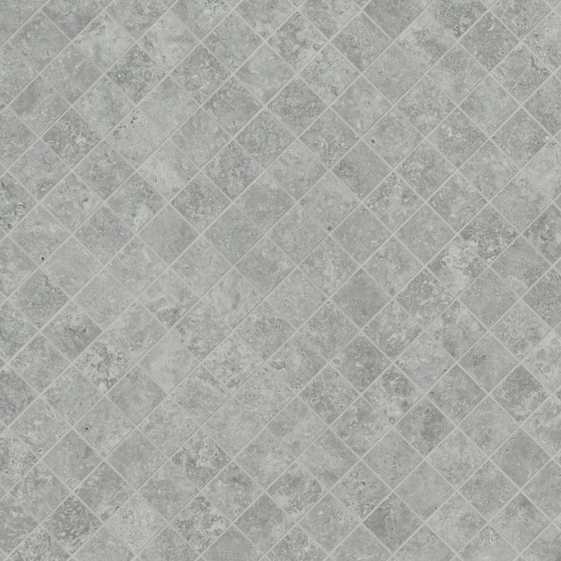 Legions Lunar Silver 12"x12" Matte Porcelain Floor And Wall Tile product shot angle view