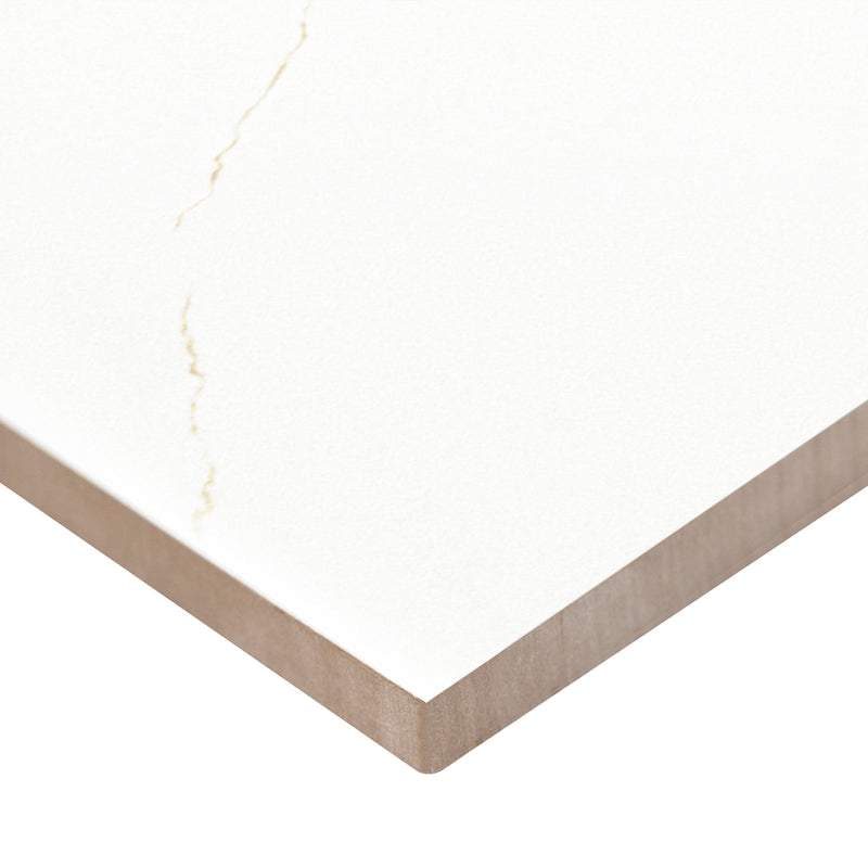 Miraggio Gold 12"x24" Porcelain Polished Floor and Wall tile - MSI Collection product shot profile view