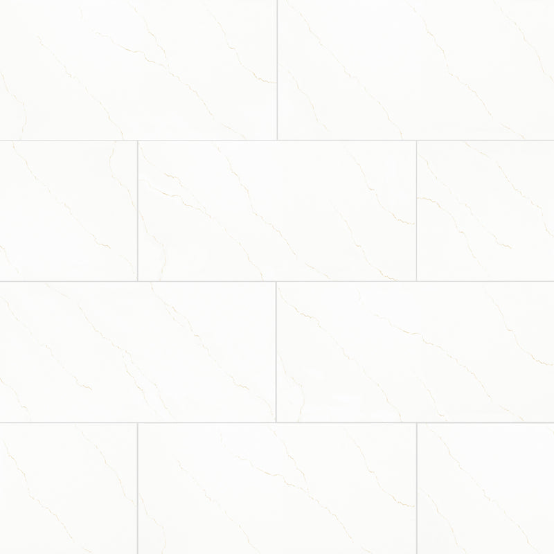 Miraggio Gold 12"x24" Porcleian Matte Floor and Wall tile - MSI Collection product shot wall view 2