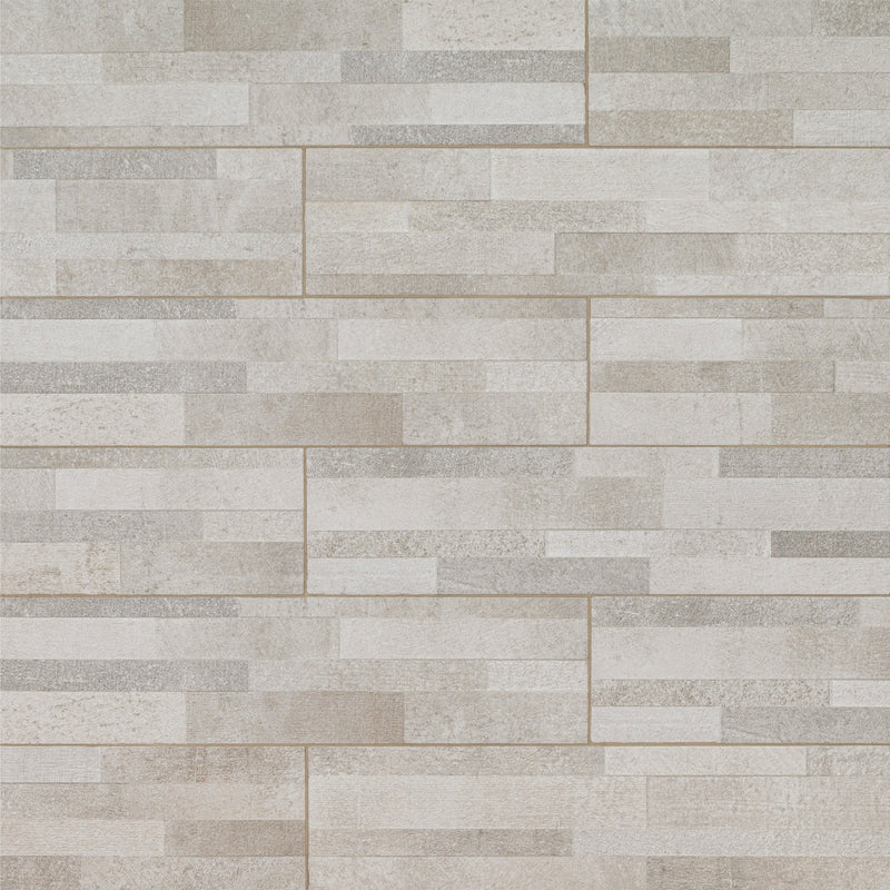 Nora Sterling 6"x24" Porcelain Ledger Matte Wall Tile - MSI Collection product shot wall view