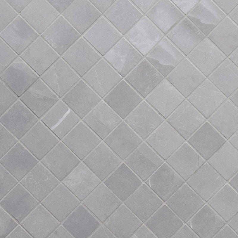 Sande Ivory 12"x12" Matte Porcelain Mosaic Tile product shot angle view