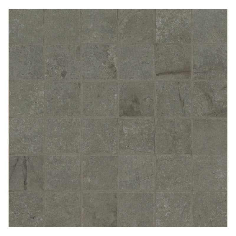 Soreno Grigio 12"x12" Matte Porcelain Mosaic Tile - MSI Collection product shot tile view 2