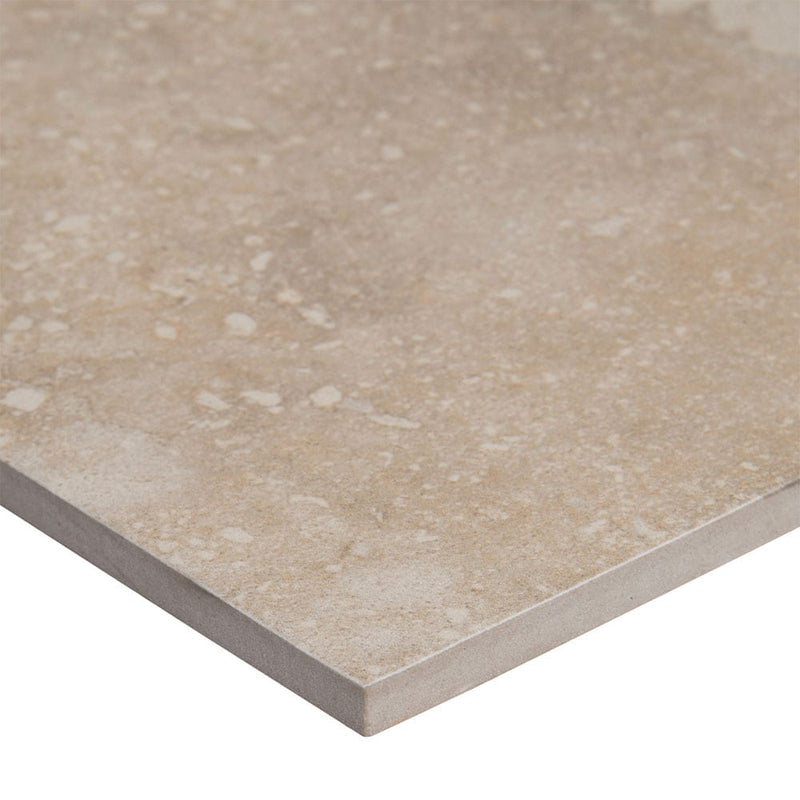 Napa beige 12x12 lazed ceramic floor and wall tile NNAPBEI1212 product shot profile view