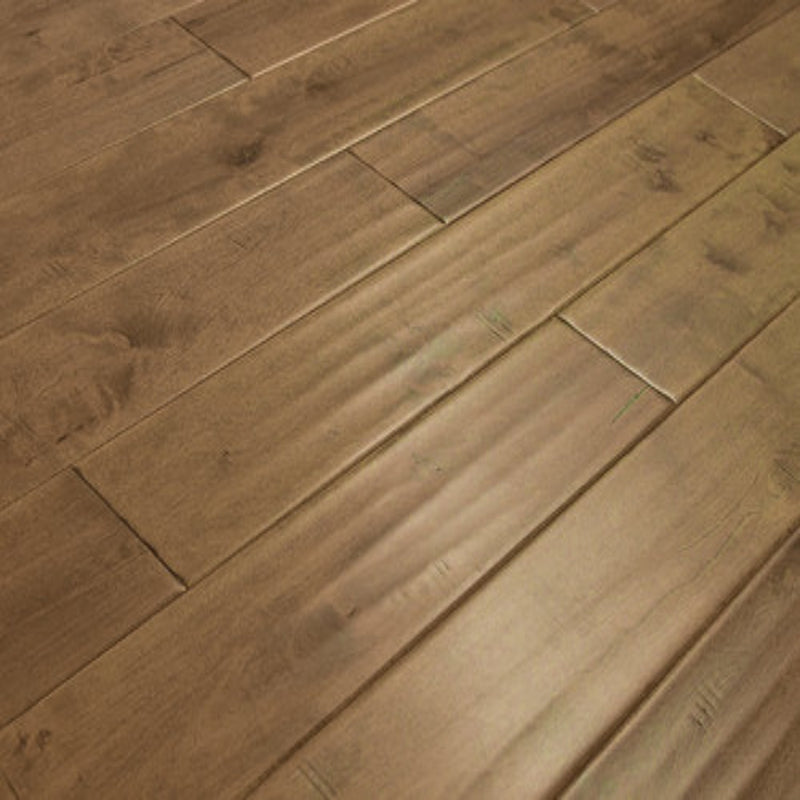 Solid Hardwood Maple 5" Wide, 48" RL, 3/4" Thick Distressed/Handscraped Floors - Mazzia Collection product shot tile view 2
