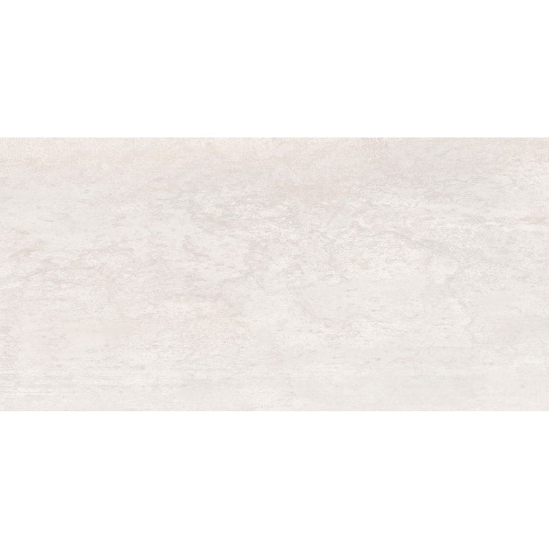 Oxide blanc 24x48 matte porcelain floor and wall tile NOXIBLA2448 product shot single tile top view