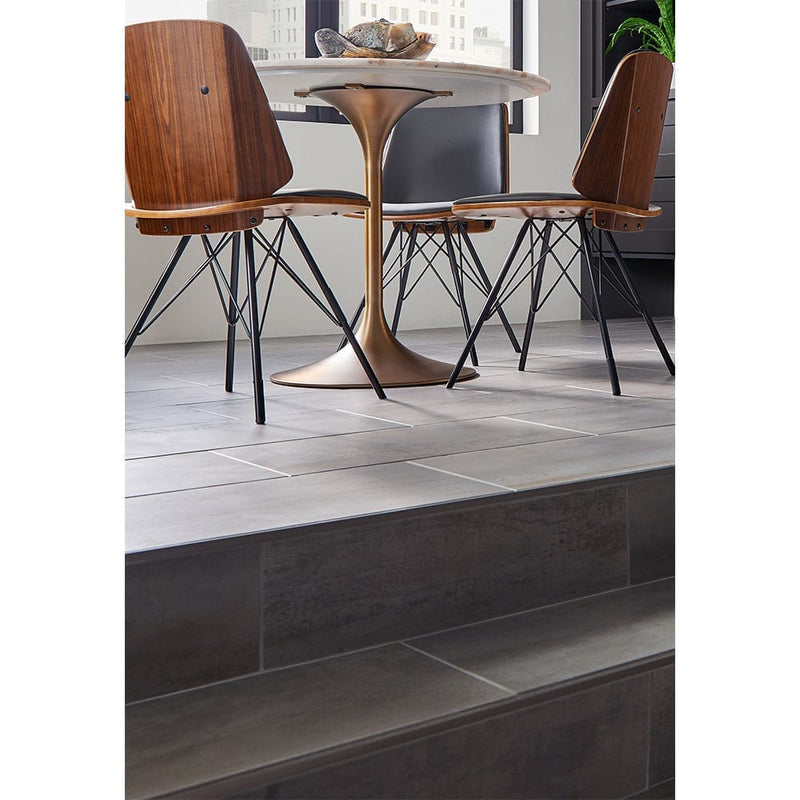 Oxide 24"x48" Matte Porcelain Magnite Floor and Wall Tile - MSI Collection product shot sitting view