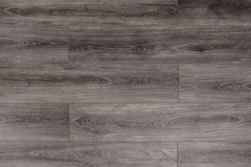 Laminate Hardwood 7.75" Wide, 48" RL, 12mm Thick EIR Marquis Patent Iron Floors - Mazzia Collection product shot tile view 2