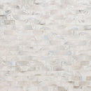 Pearla 2x6 glass subway mesh mounted mosaic wall tile SMOT-GLSST-PEA6MM product shot wall view