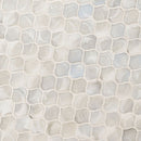 Pearla arabesque 10x10.2 glass mesh mounted mosaic wall tile SMOT-GLS-PEAARA8MM product shot angle view