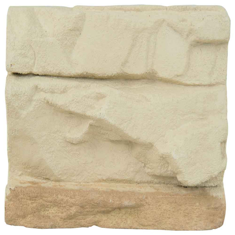 Peninsula cream stacked stone 9x19.5 natural manufactured stone LPNLEPENCRE6 product shot top ledger view