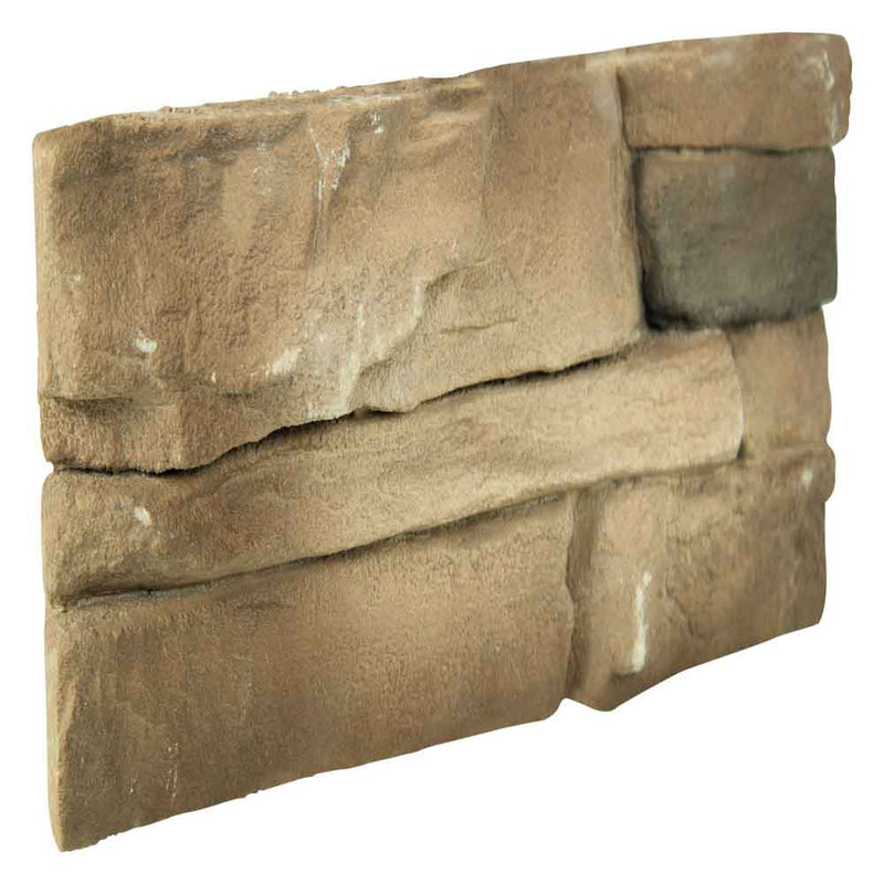 Peninsula earth stacked stone 9x19.5 natural manufactured stone LPNLEPENEAR6 product shot wall ledger view 5