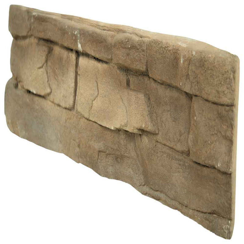 Peninsula earth stacked stone 9x19.5 natural manufactured stone LPNLEPENEAR6 product shot wall ledger view 9