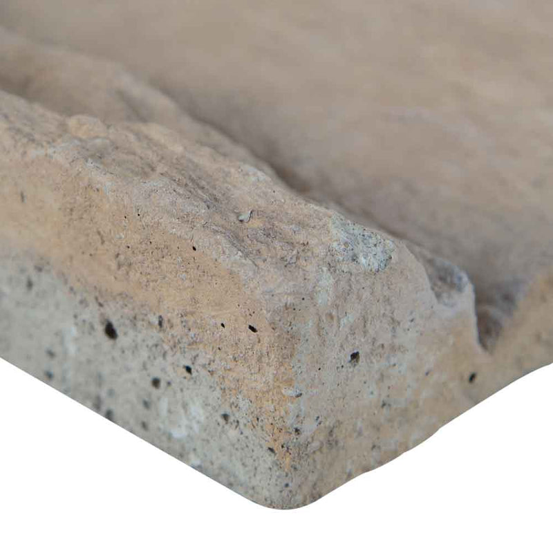 Peninsula sand corner stacked stone 9x19.5 natural manufactured stone LPNLEPENSAN4COR product shot profile view