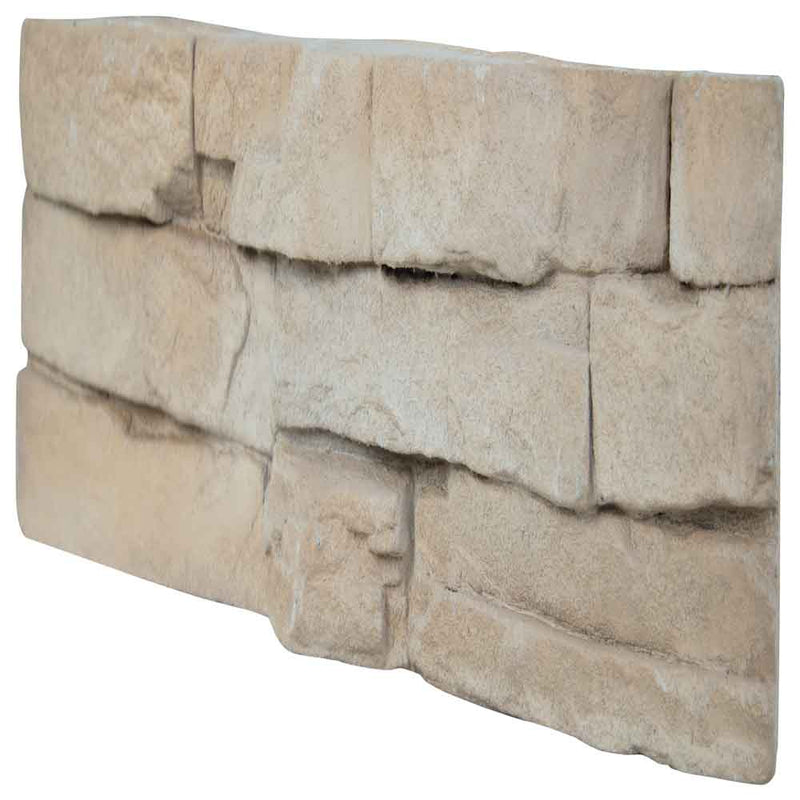 Peninsula sand stacked stone 9x195 natural manufactured stone LPNLEPENSAN6 product shot ledger view 9