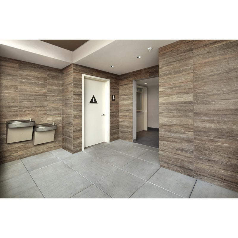 Pietra venata noce polished porcelain floor and wall tile msi collection NPIEVENNOC1632P product shot room view