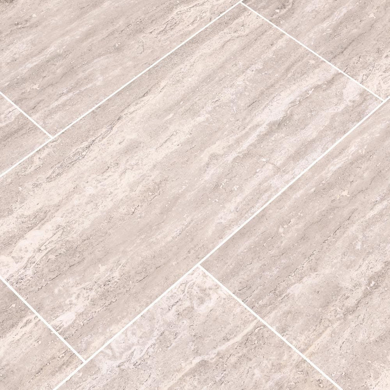 Veneto White 12"x24" Polished Porcelain Floor and Wall Tile - MSI Collection