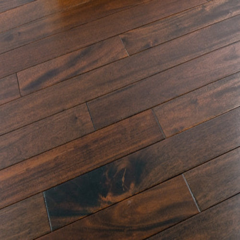 Solid Hardwood Pitch Comodo Indo Mahogany 4.75" Wide, 52" RL, 3/4" Thick Smooth Floors - Mazzia Collection product shot tile view