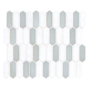 Pixie cloud 9.82" x 11.5" paper face glass mosaic wall tile SMOT-GLSPK-PIXCLO6MM product shot multiple tiles wall view
