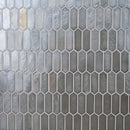 Pixie grigia 9.82" x 11.5" paper face glass mosaic wall tile SMOT-GLSPK-PIXGRI6MM product shot multiple tiles wall view 4