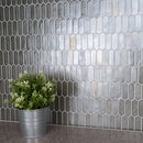 Pixie grigia 9.82" x 11.5" paper face glass mosaic wall tile SMOT-GLSPK-PIXGRI6MM product shot room view 2