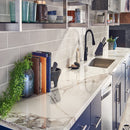 Portico pearl handcrafted 4x12 glossy ceramic wall tile SMOT-PT-PORPEA412 product shot kitchen view1