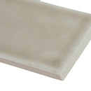 Portico pearl handcrafted 4x12 glossy ceramic wall tile SMOT-PT-PORPEA412 product shot profile view