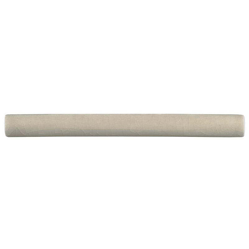 Portico pearl quarter round molding 0.625x6 glossy ceramic wall tile SMOT-PT-QTRRD-PORPEA5/8X6 product shot top view2