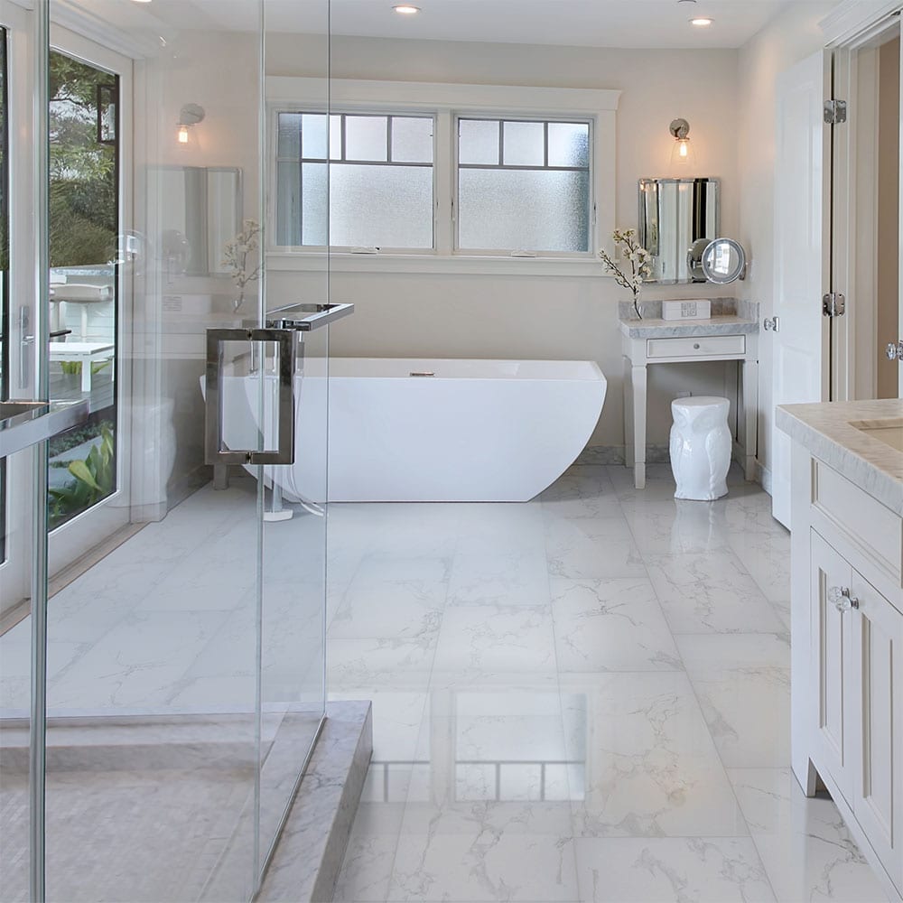 Polished Marble Shower Floors: Care and Maintenance