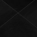 Premium black 18 in x 18 in polished granite floor and wall tile TPREMSUD1818 product shot angle view