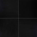Premium black 18 in x 18 in polished granite floor and wall tile TPREMSUD1818 product shot top view