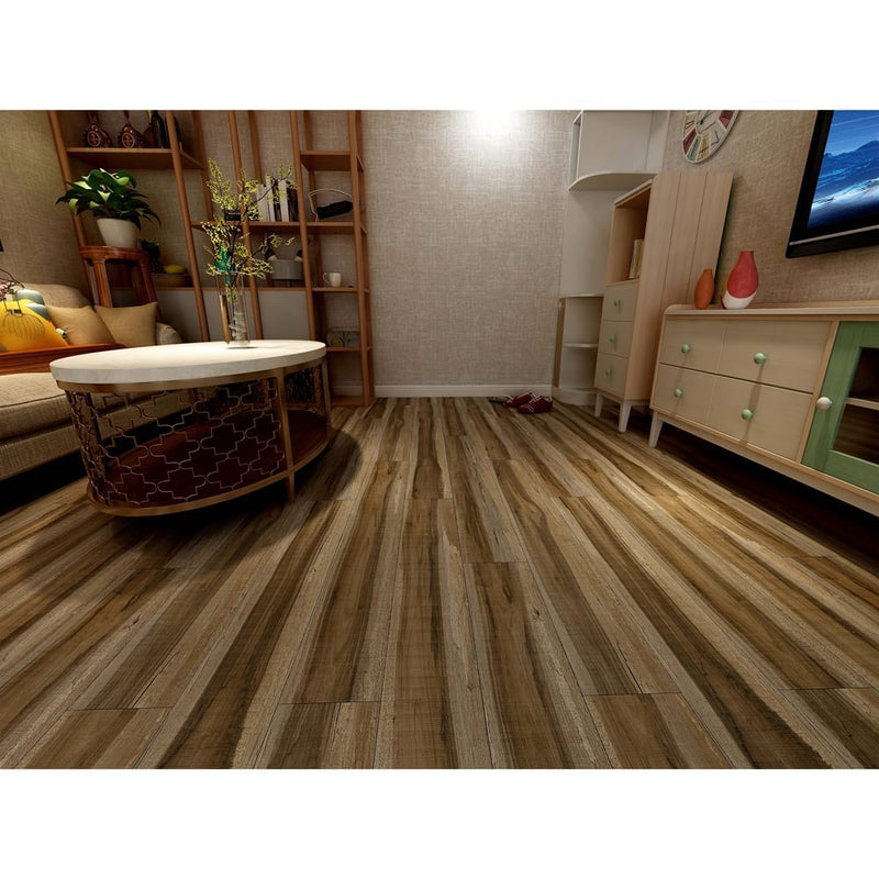 Prescott exotika 7x48 rigid core luxury vinyl plank flooring product shot room view