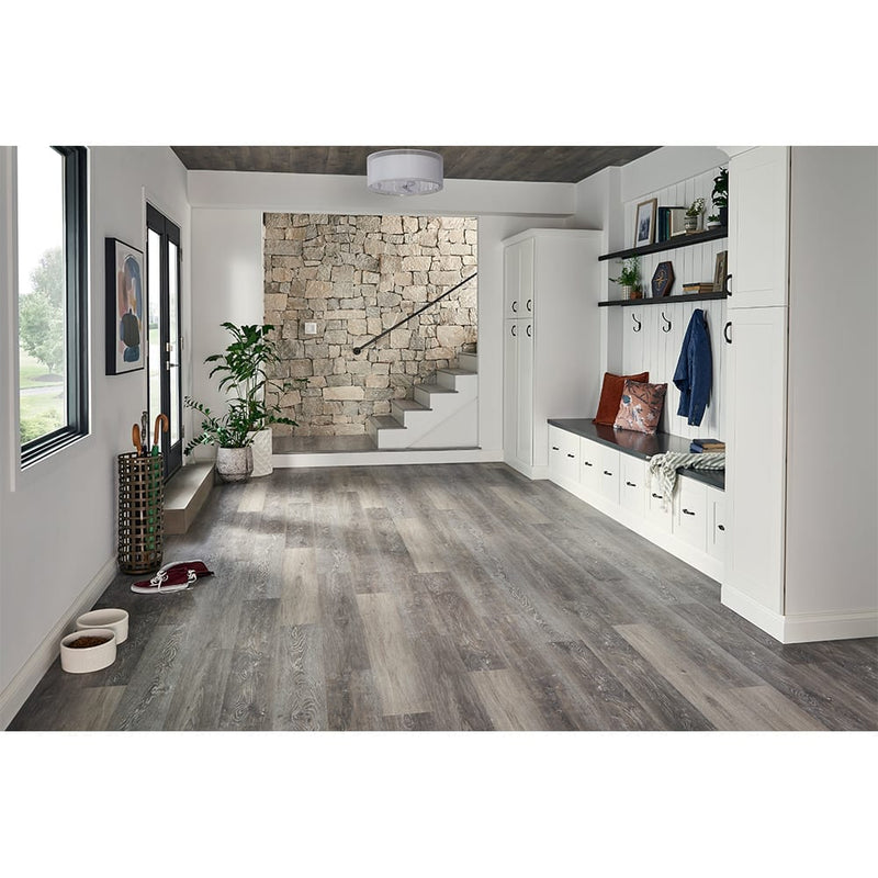 Prescott finely 7x48 rigid core luxury vinyl plank flooring product shot room view