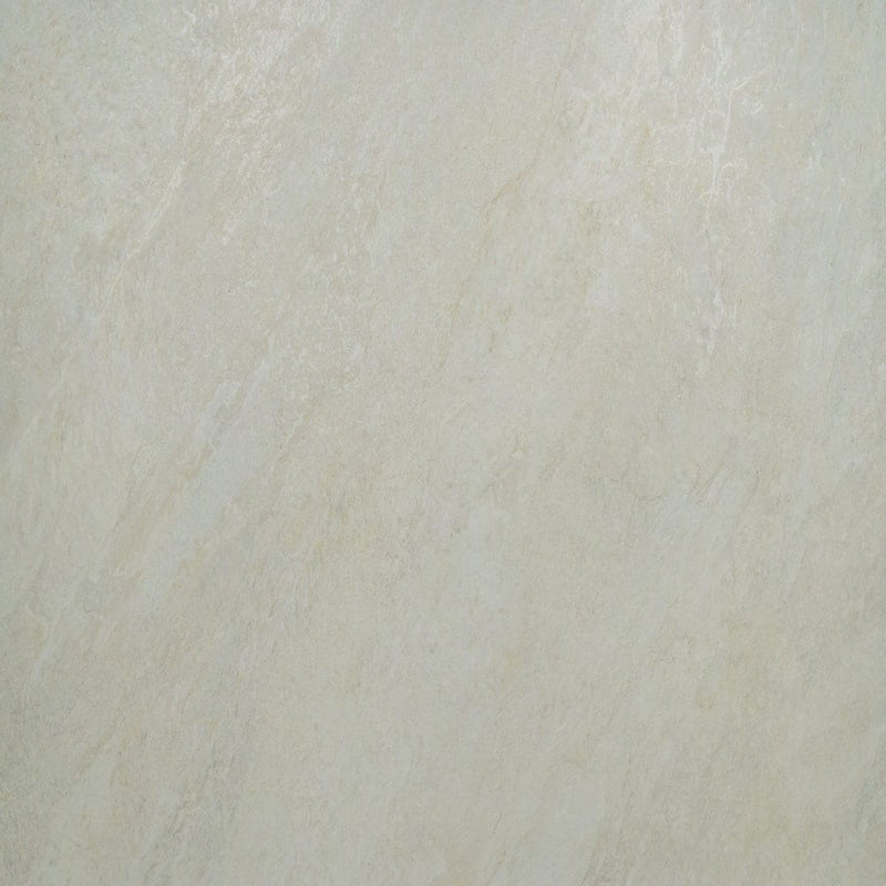 Quartz white 24"x48" matte porcelain paver floor tile LPAVNQUAWHI2448 product shot floor view 4