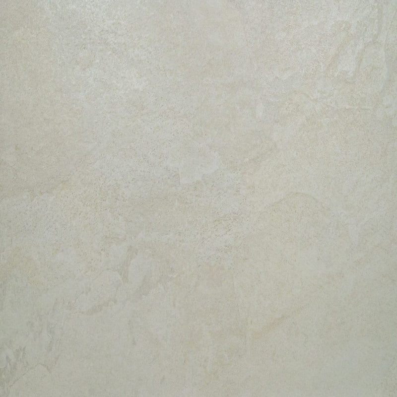 Quartz white 24"x48" matte porcelain paver floor tile LPAVNQUAWHI2448 product shot floor view 7