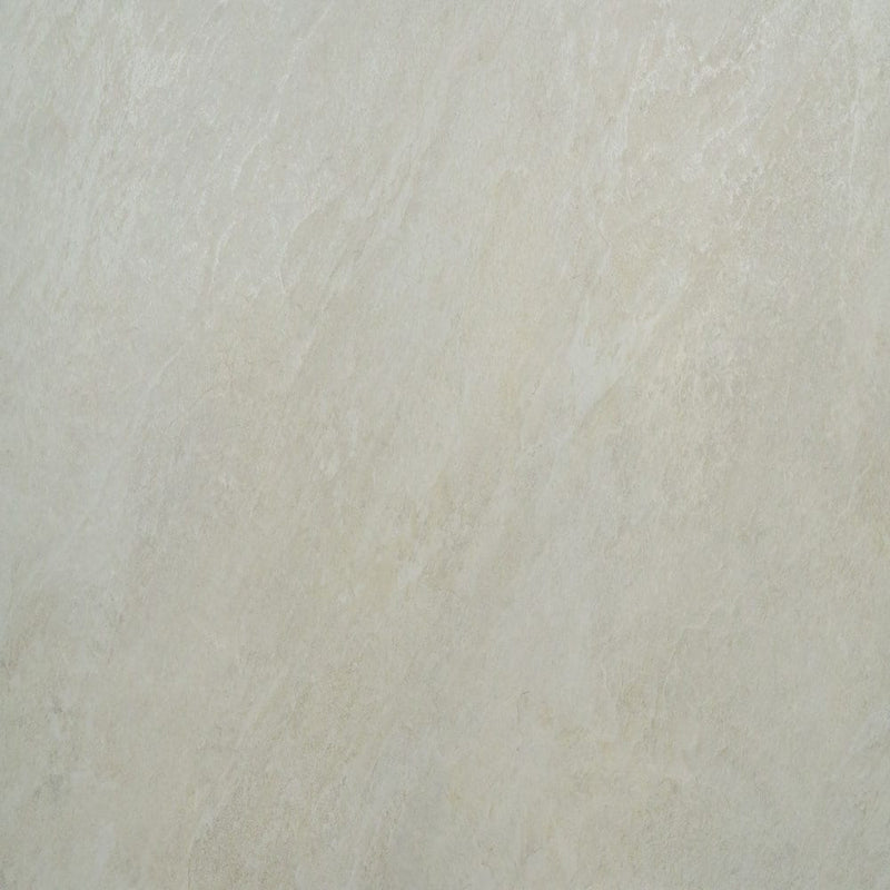 Quartz white 24"x48" matte porcelain paver floor tile LPAVNQUAWHI2448 product shot floor view