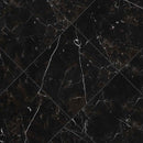 Regallo marquina noir 24x24 matte porcelain floor and wall tile NREGMARNOI2424 product shot angle view