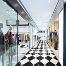 Regallo marquina noir 24x24 matte porcelain floor and wall tile NREGMARNOI2424 product shot mall view