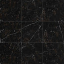 Regallo marquina noir 24x24 matte porcelain floor and wall tile NREGMARNOI2424 product shot wall view 2