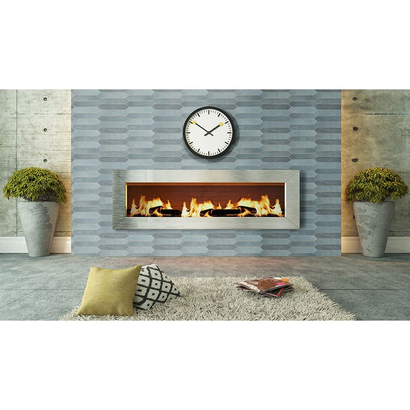 Renzo Denim Pickett Ceramic Wall Tile Glossy 2.5"x13" - MSI Collection