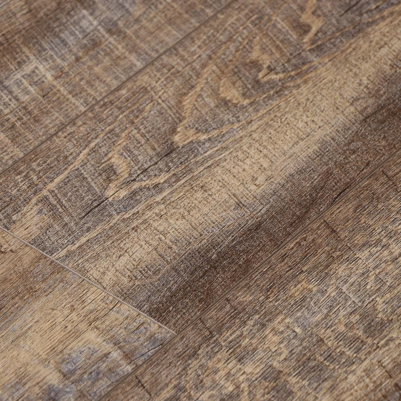 Rigid core vinyl planks 7x48 SPC heritage pecan rustic 5.2mm 12mil wear layer 1520518 angle view