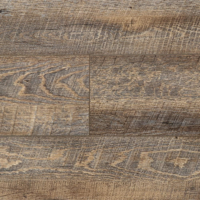 Rigid core vinyl planks 7x48 SPC heritage pecan rustic 5.2mm 12mil wear layer 1520518 top view