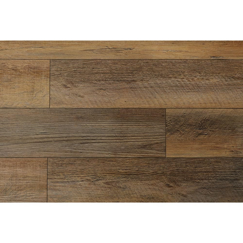 Rigid core vinyl planks 7x48 SPC honey pine rustic 5.2mm 12mil wear layer 1520519 top view