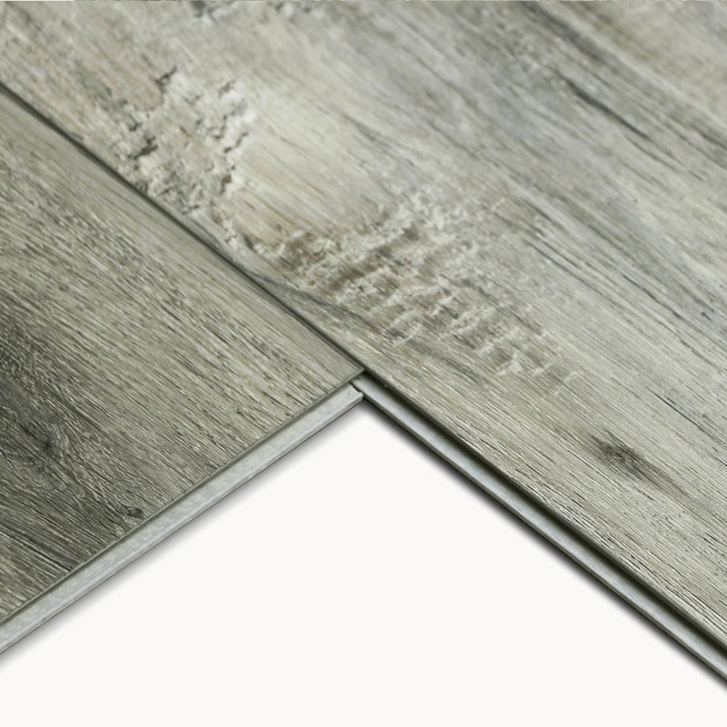 Rigid core vinyl planks 7x48 SPC rustic barn 5.2mm 12mil wear layer 1520513 profile view