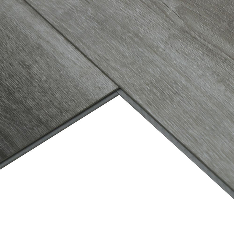Rigid core vinyl planks 9x59 SPC island tundra gray 5.2mm 20mil wear layer 1520308 profile view