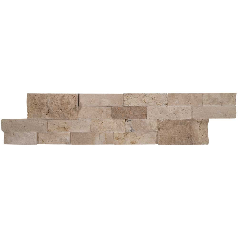 Roman-beige-ledger-panel-6X24-natural-travertine-wall-tile-LPNLTROMBEI624-product-shot-multiple-tiles-close-up-view