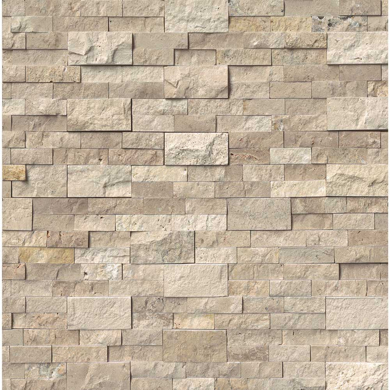 Roman-beige-ledger-panel-6X24-natural-travertine-wall-tile-LPNLTROMBEI624-product-shot-multiple-tiles-top-view