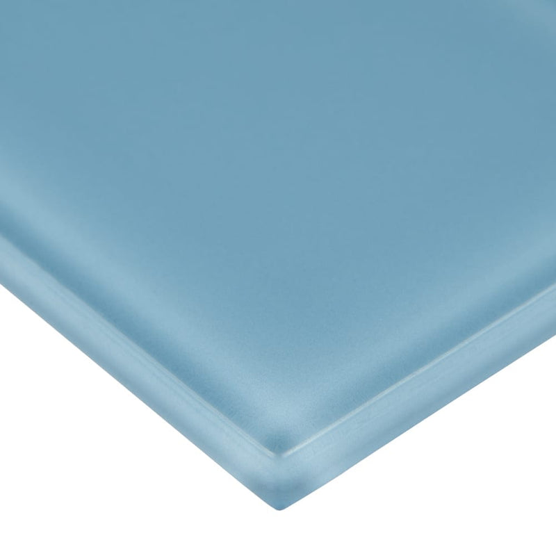 Royal azure 3x6 glossy glass blue subway tile SMOT-GL-T-ROYAZU36 product shot profile view
