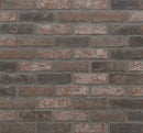 Noble red 10.5 in x 28 in clay brick SMOT-CLABRI-NOBRED2.25X7.5 mosaic sheet wall tile product shot wall view