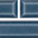 Bay blue beveled 12 in x 12 in ceramic mesh mounted SMOT-PT-BAYBLU-2X6B mosaic tile product shot tile view