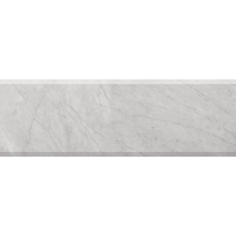 Cararra Honed 4"x36" Marble Threshold Tile product shot tile view